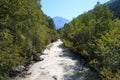 River near glade of Narzans, Caucasus.