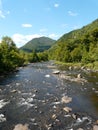 River near High Falls Gorge, Adirondacks, NY, USA Royalty Free Stock Photo