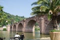 By the river Neckar in the german city Heidelberg