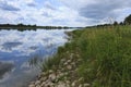 The River Nemuna coast in the middle of the summer