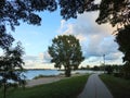 River Nemunas and Rusne island, Lithuania
