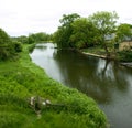 River Nene Cambridgeshire UK Royalty Free Stock Photo