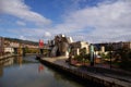 River Nervion and Guggenheim.