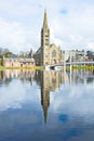 River Ness at high tide Royalty Free Stock Photo