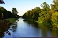 River Thaya at sunset