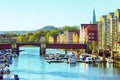 River Nidelva, Trondheim Royalty Free Stock Photo