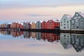 River Nidelva in Trondheim in the winter