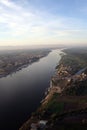 The River Nile - Aerial / Elevated View Royalty Free Stock Photo
