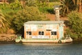 A river Nile floating pump station