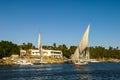 River Nile near Aswan in Southern Egypt