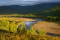 River in northern Mongolia Royalty Free Stock Photo