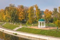 River Orlik with gazebo