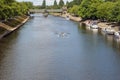 The River Ouse in York Royalty Free Stock Photo