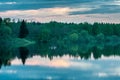 River, ozerna, ruza, decline, evening, sunset