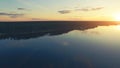 River panorama. 4k 30fps