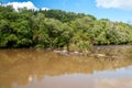 River passing between the mountains in sao marcos , brazil