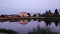 River path panorama Sky Royalty Free Stock Photo