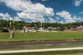 River and a path way in Galena Royalty Free Stock Photo