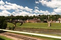 River and a path way in Galena Royalty Free Stock Photo