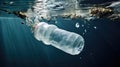 river plastic bottle in water Royalty Free Stock Photo