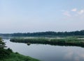 River Poorna/Periyar in kalady Adi Shankaracharya Temple-Kerala