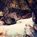 River of Pozar at Aridaia Royalty Free Stock Photo