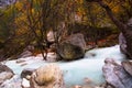 River of Pozar at Aridaia Royalty Free Stock Photo