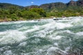 River Rapids Rocks Water Power Closeup Royalty Free Stock Photo