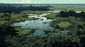 Swamp Landscape: A Stunning Nature Illustration In Cryengine Style