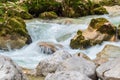 River Ramsauer Ache in the Berchtesgaden Alps, Germany Royalty Free Stock Photo