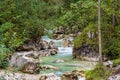 River Ramsauer Ache in the Berchtesgaden Alps, Germany Royalty Free Stock Photo