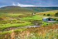 River Rede falls from the Cheviot Hills