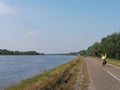 River Rhine cycling