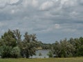 The river rhine in germany near wesel