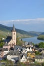 River rhine with Lorch Royalty Free Stock Photo