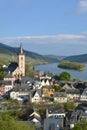 River rhine with Lorch Royalty Free Stock Photo