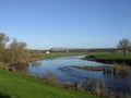 River Ribble at Ribchester. Royalty Free Stock Photo