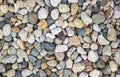 River rock cobble stones background