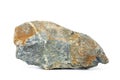 River rock or mountain rock isolated on a white background Royalty Free Stock Photo