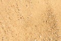 River rocky sand in sunny day macro closeup sandy background for concrete mix in construction industry. Royalty Free Stock Photo