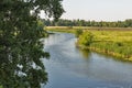 River Ros summer landscape, Ukraine Royalty Free Stock Photo