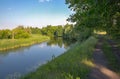 River Ros summer landscape, Ukraine Royalty Free Stock Photo