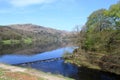 River Rothay, Grasmere and Silver Howe, Cumbria Royalty Free Stock Photo