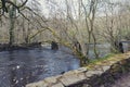 River Rothay at White Moss Walks, scenic forest recreational area in Lake District National Park in South Lakeland England, UK Royalty Free Stock Photo