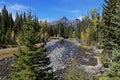 A River Runs Through Montana Mountains Royalty Free Stock Photo