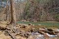 River rushing around the rocks Royalty Free Stock Photo