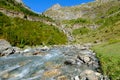 River rushing through La Larri in Ordesa