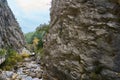 River in Sapadere Canyon, Antalya, Turkey.