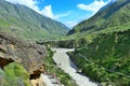 River Sarasvati at Mana Village, Uttarakhand, India Royalty Free Stock Photo