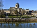 River Sarthe at AlenÃÂ§on in France